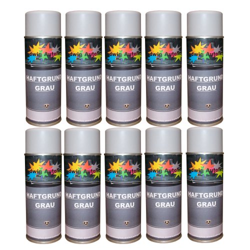 LudwigLacke Haftgrund 10 Spray grau 400 ml je Spraydose von LudwigLacke
