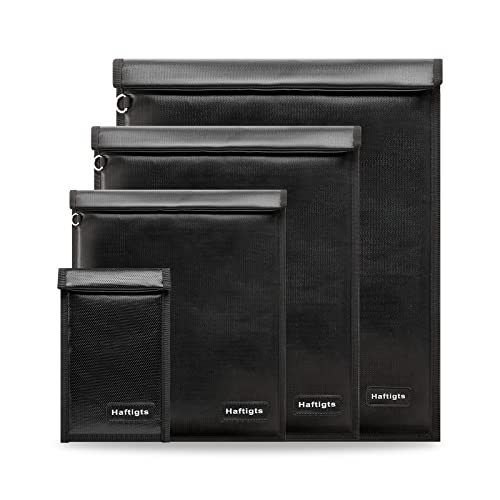Faraday-Taschen für Laptops & Handys & Radio & Autoschlüssel, Faraday-Käfig für Anti-Diebstahl-Anti-Tracking, wasserdichte & feuerfeste Faraday-Tasche, RFID-Signalblocker-Tasche von Haftigts
