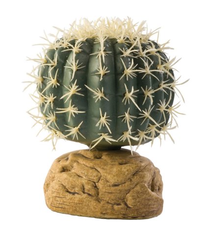 Exo Terra Zylinder Kaktus, künstlicher naturgetreuer Kaktus für Terrarien, ideal für Wüstenterrarien, klein von Exo Terra