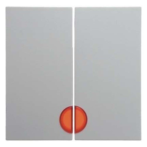 Berker Hager - Taste Dual Linse mit Mechanismus S1/B1/B3/B7 weiß Polar von Hager