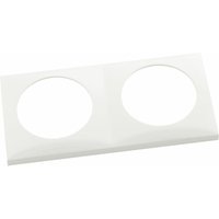 Hager - Berker Integro Flow Steckdosen Rahmen 2-fach (Abdeckrahmen) polarweiß glänzend Hager - Berker Integro Flow Steckdosen Rahmen 2-fach (Abdeckrahmen) polarweiß glänzend von Hager