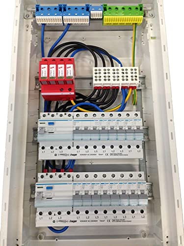 HAGER Kombiableiter T1+T2+T3 4P 12,5kA TT+TNS SPA811Z von Hager