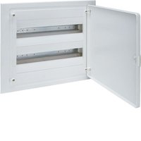 HAGER VF218PES VF Golf Einbauschalttafel 2 Reihen 36 Module weiße Tür QC Strip von Hager