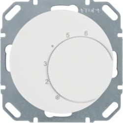 Temperaturregl. R.1/R.3 polarweiß, glän. BERKER 20262089 von Hager
