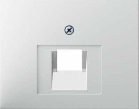 Hager ARSYS Zentralplatte mit 1 Steckdose Ki Weiß Polar Hager ARSYS Zentralplatte mit 1 Steckdose Ki Weiß Polar von Hager