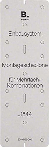 MONTAGESCHABLONE BERKER 91844 von Hager