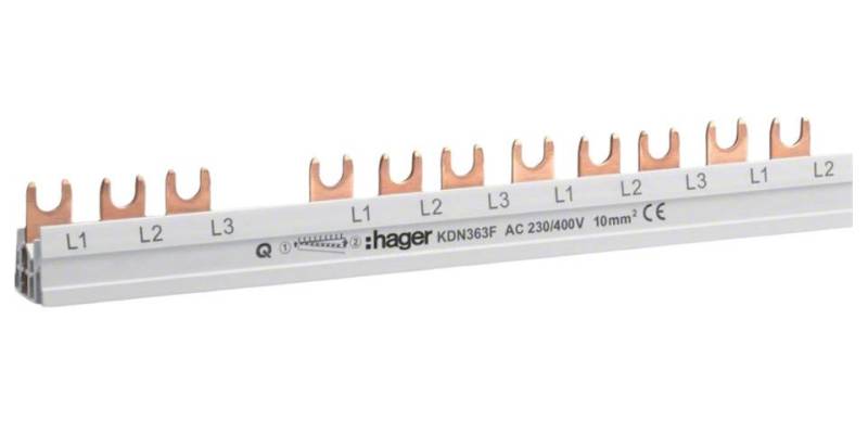 Hager Leitungsortungsgerät Hager Phasenschiene 3-polig, 12 Teilungseinheiten Hager Leitungsortungsgerät Hager Phasenschiene 3-polig, 12 Teilungseinheiten von Hager