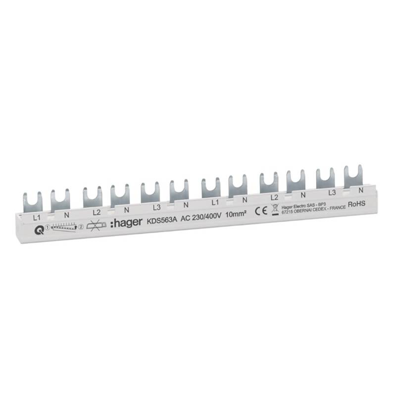 Hager Phasenschiene 1PN 12 Module von Hager