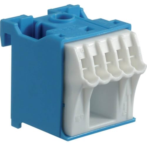 Hager Quick Connect – Steckdosenleiste Neutral 1 x 25 mm2 + 5 x 4 mm2 von Hager
