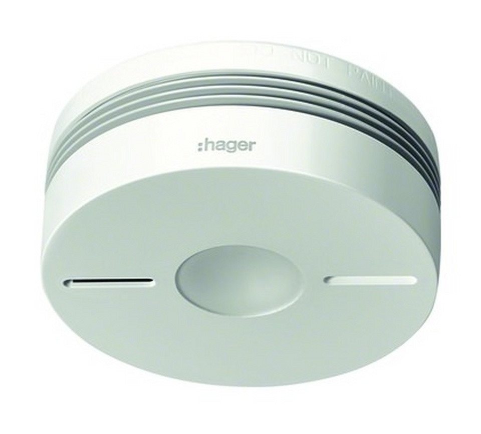 Hager Rauchmelder (Funk dual VdS weiß autark 10 Jahre Batterie) von Hager