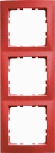 Rahmen S.1 rot, glänz. 3fach BERKER 10138962 von Hager