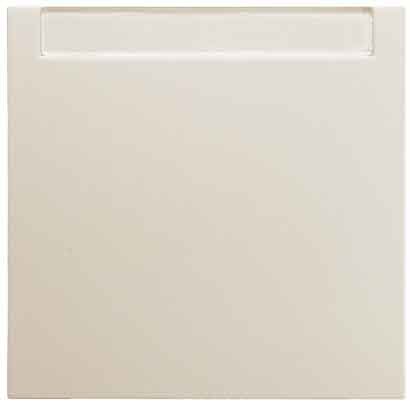 Hager S1 – Taste mit Porta Rotulo für Schalter Helligkeit Weiß von Hager