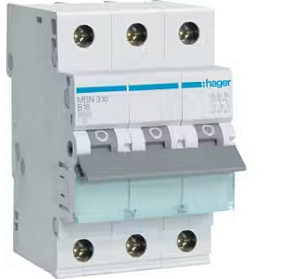 Hager Schalter Hager MBN316 Leitungsschutzschalter 3polig 16 A Hager Schalter Hager MBN316 Leitungsschutzschalter 3polig 16 A von Hager