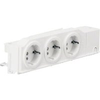 Hager Steckdose 3-f.,90 Grad drehbar VZ00AS von Hager