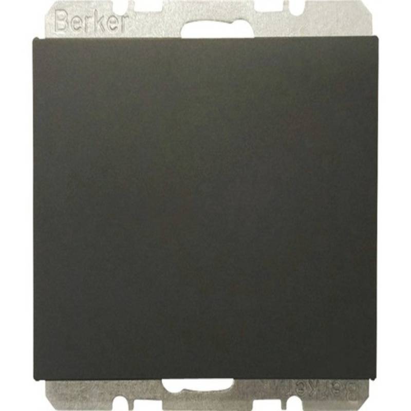 Hager Steckdosenblende Berker 6710457006 Blindverschluss+ Z-Stück K.1 anthrazit matt von Hager