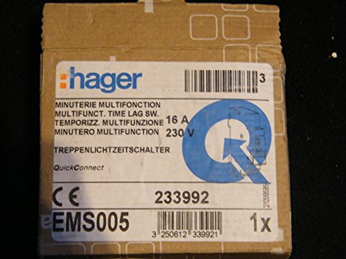 HAGER Treppenlichtzeitschalter EMS005, 230 V, n.a von Hager