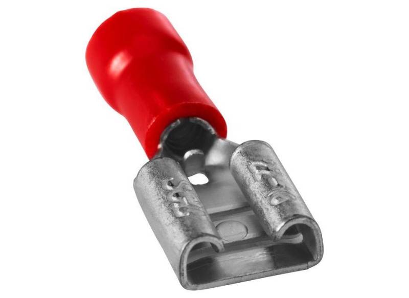 Hager Verbindungsklemme Flachsteck-Hülsen 0,5 - 1,5 mm² rot, Stec kgröße: von Hager