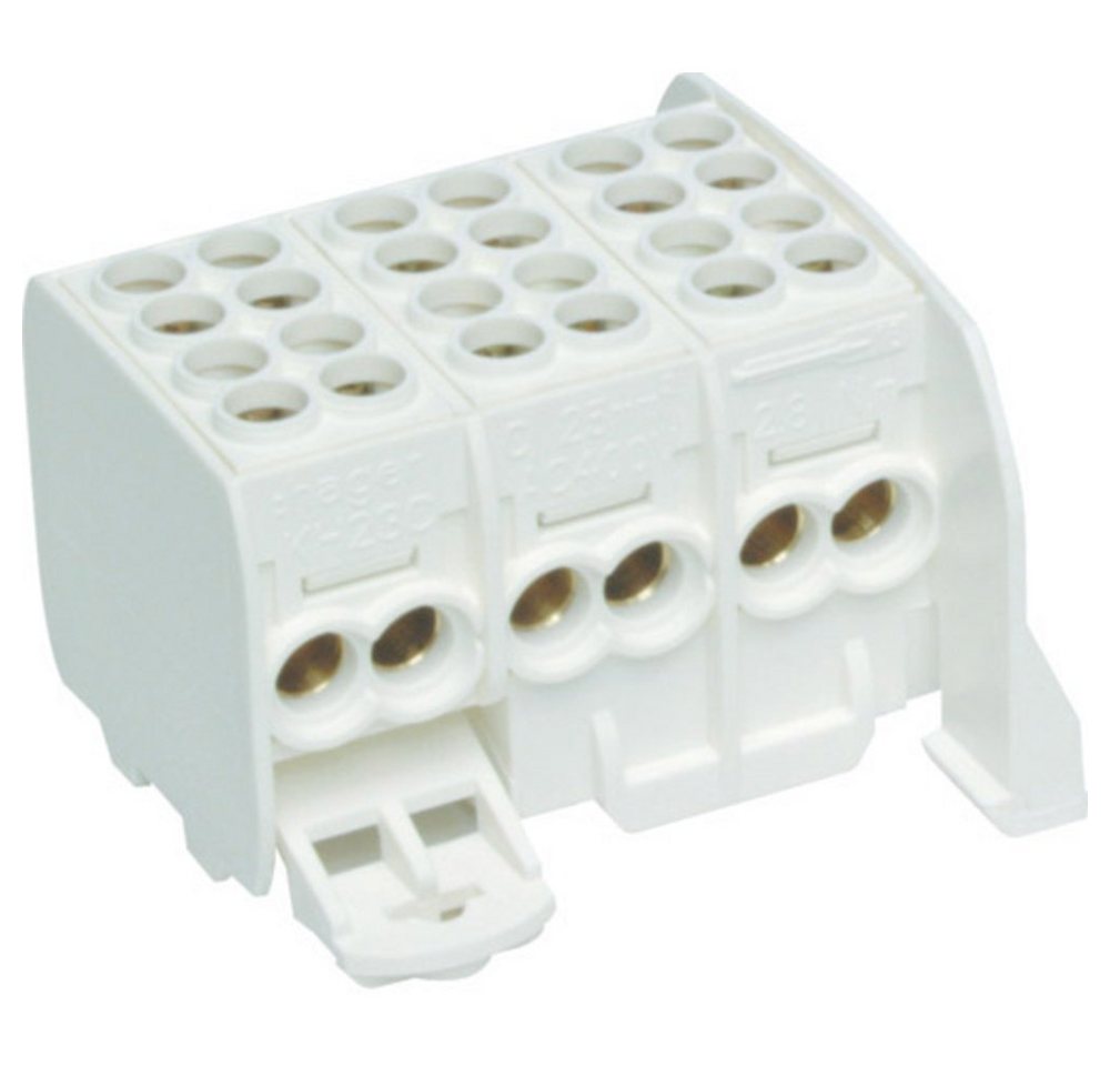 Hager Verteilerbox Hager KH23C Klemme 3polig 80 A 1 St. Hager Verteilerbox Hager KH23C Klemme 3polig 80 A 1 St. von Hager