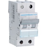 Leistungsschalter Hager 2P 25A 4,5 ka c 2 moduliMYN225 von Hager