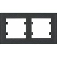 Lumina intensiv Rahmen 2 Elemente horizontal schwarz WL5723 Lumina intensiv Rahmen 2 Elemente horizontal schwarz WL5723 von Hager