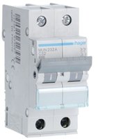 MUN232A Leistungsschalter 2P 32A Kurve-C 6kA - Hager MUN232A Leistungsschalter 2P 32A Kurve-C 6kA - Hager von Hager
