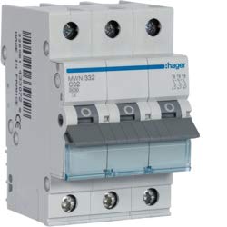 MWN332 Verteiler 3P 32A C 3kA 3M von Hager