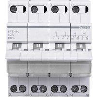 Modularer Schalter I-0-II 4P 40A SFT440 von Hager