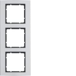 RAHMEN 3FACH B3 ALUMINIUM BERKER 10133004 von Hager