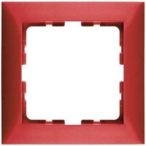 Rahmen S.1 rot, glänz. 1fach BERKER 10118962 von Hager