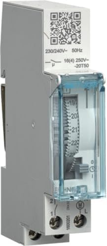 Schaltuhr Elektromechanisch EHN010 3250617201056 Hager, Schwarz von Hager
