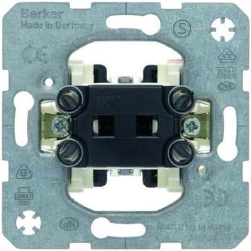 Berker Hager - Mechanismus Taster 1T + 2 Borne Wippschalter 10 A/250 V von Hager