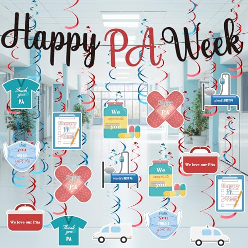 Hahafelt 2 Stück Happy Pa Week Banner Arzt Medizinischer Assistent Party Dekoration We Appreciate All You Do Appreciation Week Hängende Wirbel für Ärzte Krankenschwestern Krankenhaus Thema Dekoration Hahafelt 2 Stück Happy Pa Week Banner Arzt Medizinischer Assistent Party Dekoration We Appreciate All You Do Appreciation Week Hängende Wirbel für Ärzte Krankenschwestern Krankenhaus Thema Dekoration von Hahafelt