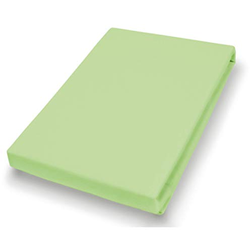 Hahn Haustextilien Elasthan-Feinjersey-Spannlaken Royal 180-200x200-220 cm Apfel Hahn Haustextilien Elasthan-Feinjersey-Spannlaken Royal 180-200x200-220 cm Apfel von Hahn Haustextilien