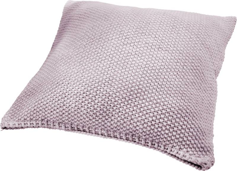 Kissenbezug 50 x 50 cm mauve von Hahn Haustextilien