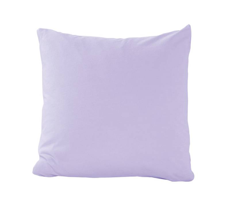 Mako Kissenbezug Feinjersey 40 x 40 cm lavendel von Hahn Haustextilien