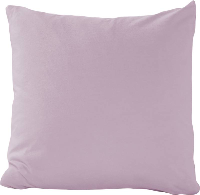 Mako Kissenbezug Feinjersey 40 x 40 cm mauve von Hahn Haustextilien