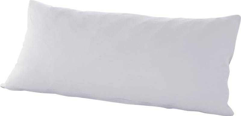 Mako Kissenbezug Feinjersey 40 x 80 cm hellgrau von Hahn Haustextilien