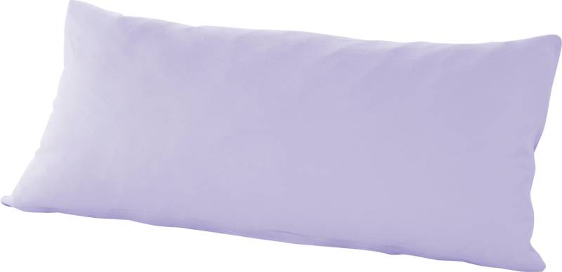 Mako Kissenbezug Feinjersey 40 x 80 cm lavendel von Hahn Haustextilien