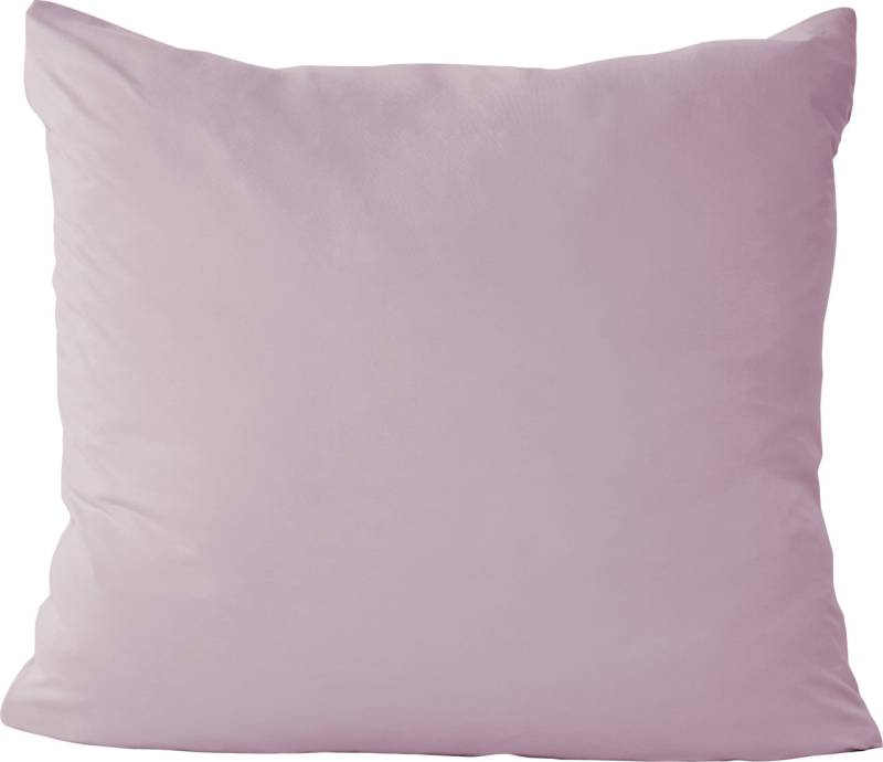 Mako Kissenbezug Feinjersey 80 x 80 cm mauve von Hahn Haustextilien