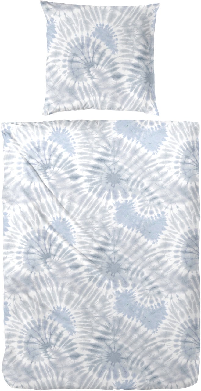 Renforce Bettwäsche Batik 135 x 220 cm blau von Hahn Haustextilien