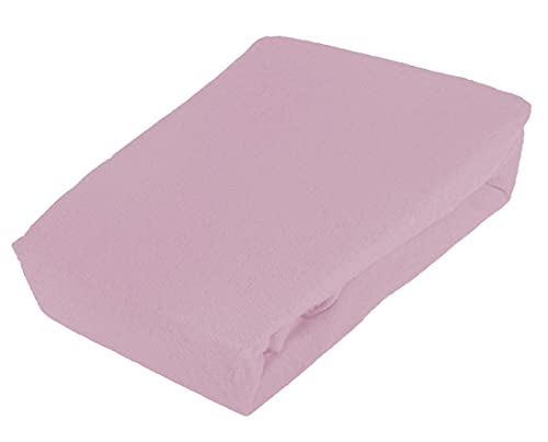 Teddy Flausch Spannbettlaken in 12 Farben 180-200 x 200 cm Mauve von Hahn Haustextilien