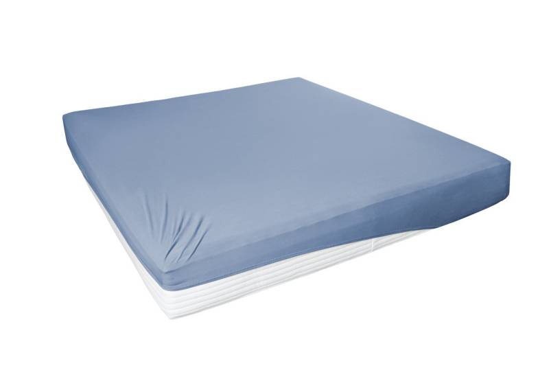 Westminster Spannbetttuch Jersey Elastan 100 x 200 cm blau Westminster Spannbetttuch Jersey Elastan 100 x 200 cm blau von Hahn Haustextilien