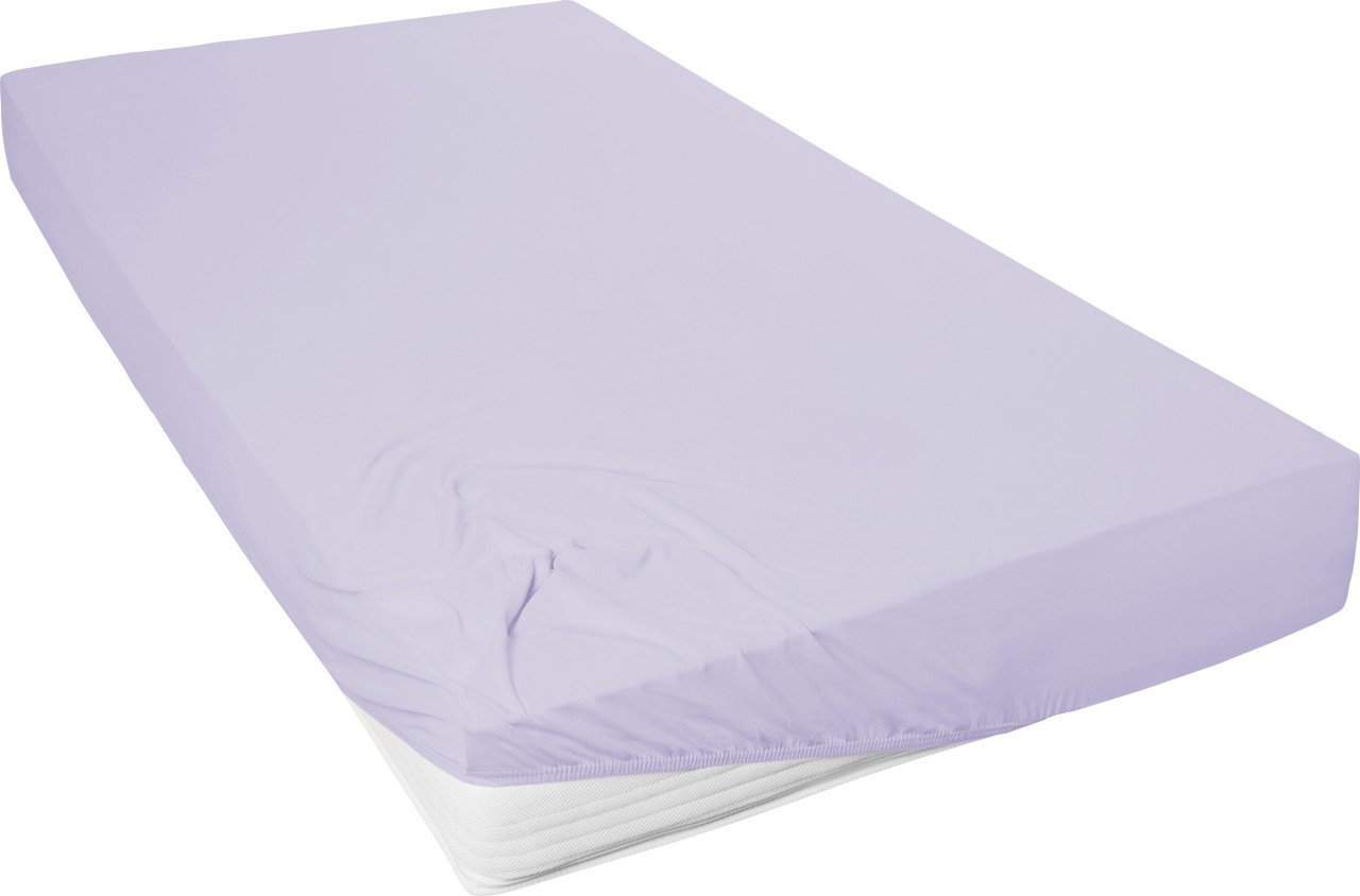 Westminster Spannbetttuch Mako Jersey 190 x 200 cm lavendel Westminster Spannbetttuch Mako Jersey 190 x 200 cm lavendel von Hahn Haustextilien