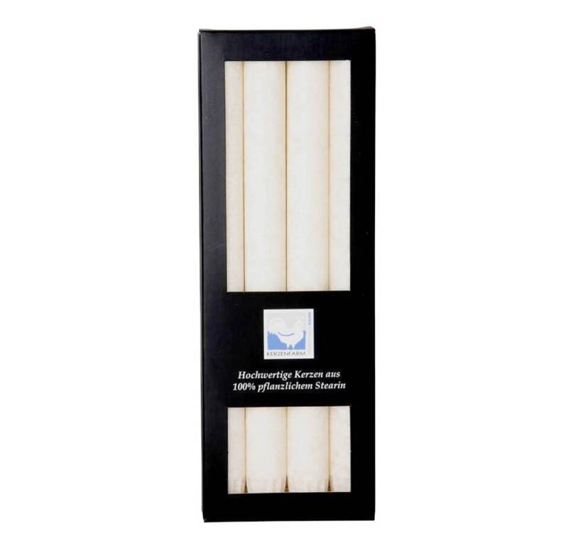 Hahn Kerzenfarm Formkerze Stearin Stabkerze Set - weiß 4Stk. Hahn Kerzenfarm Formkerze Stearin Stabkerze Set - weiß 4Stk. von Hahn Kerzenfarm