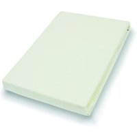 Vario Jersey-Spannbetttuch ecru, 100 x 200 cm Spannbettlaken von Hahn