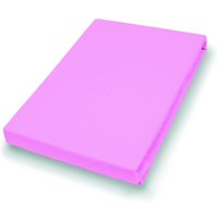 Vario Jersey-Spannbetttuch rosa, 150 x 200 cm Spannbettlaken von Hahn