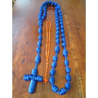 Riesen Wandrosenkranz | Blau von HahnWallRosaries