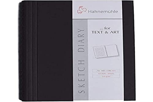 Hahnemühle 10628753 Skizzenbuch A6 schwarz 5 Stück von Hahnemühle