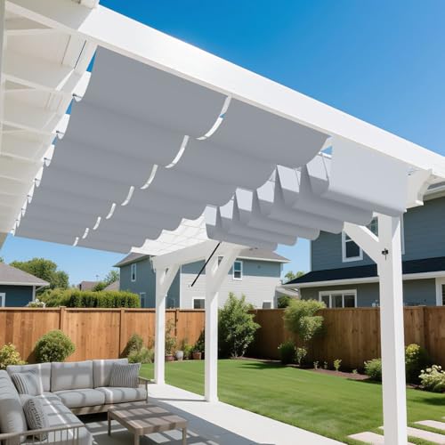 HaiTaoSy Einziehbare Welle Sonnensegel mit Ösen 0,6 m x 2 m - Nach Maß, Wasserdicht, 95% UV-Schutz, Wetterfest - für Pavillon, Terrasse, Garten, Hellgrau HaiTaoSy Einziehbare Welle Sonnensegel mit Ösen 0,6 m x 2 m - Nach Maß, Wasserdicht, 95% UV-Schutz, Wetterfest - für Pavillon, Terrasse, Garten, Hellgrau von HaiTaoSy