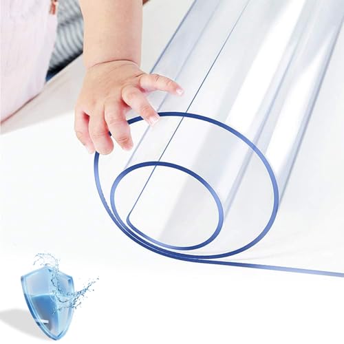 Tischdecke Transparent nach maß 1.3mm, Durchsichtige Tischdecke Abwaschbar Wasserdich, PVC Tischfolie Transparente,Tischschutzfolie Transparent,Tischschutzmatte 95x260cm Tischdecke Transparent nach maß 1.3mm, Durchsichtige Tischdecke Abwaschbar Wasserdich, PVC Tischfolie Transparente,Tischschutzfolie Transparent,Tischschutzmatte 95x260cm von HaiTaoSy
